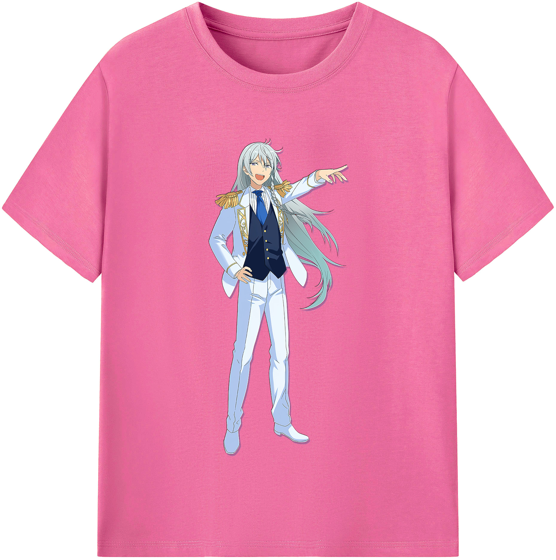 （画像用） あんさんぶるスターズ! Ensemble Stars レディースカジュアルプリントTシャツ（綿100％）
